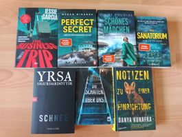 7x Krimis Krimi Thriller Psychothriller