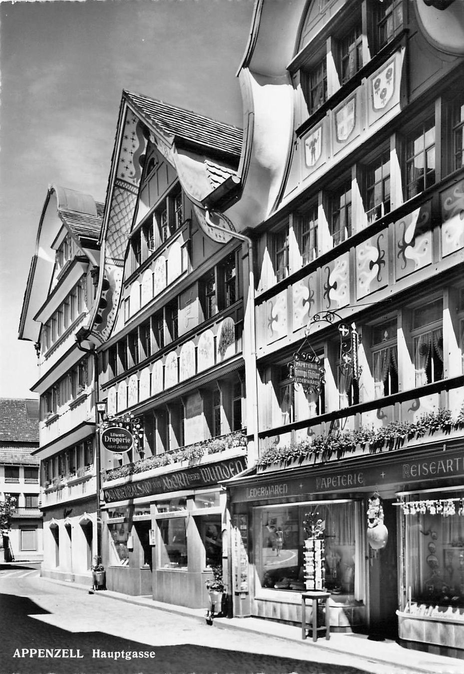 Ansichtskarten: Appenzell Hauptgasse G – Gebraucht aus Biasca von Blenio71