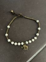 Fusskette mit Elefant und Glöckchen