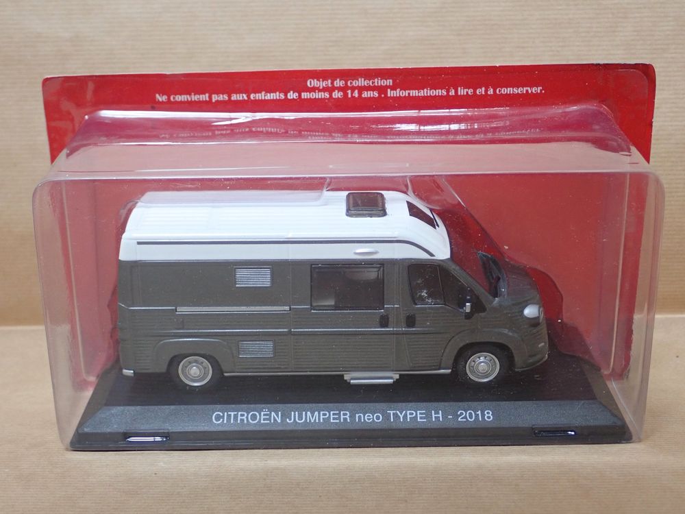 HACHETTE 1/43 FOURGON Citroen Type H Hy Carrosserie Currus A Double Cab