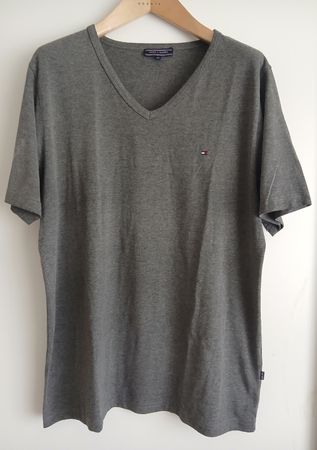Herren T-Shirt Tommy Hilfiger Grau Groesse XXL guter Zustand
