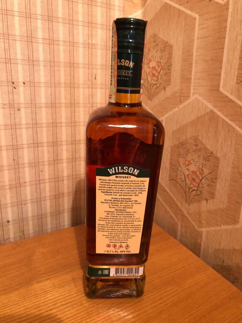 Spirituosen: WILSON Whiskey,Original,40%Vol,700ML,MDA – Neu und originalverpackt aus Wald ZH von mlnt 1