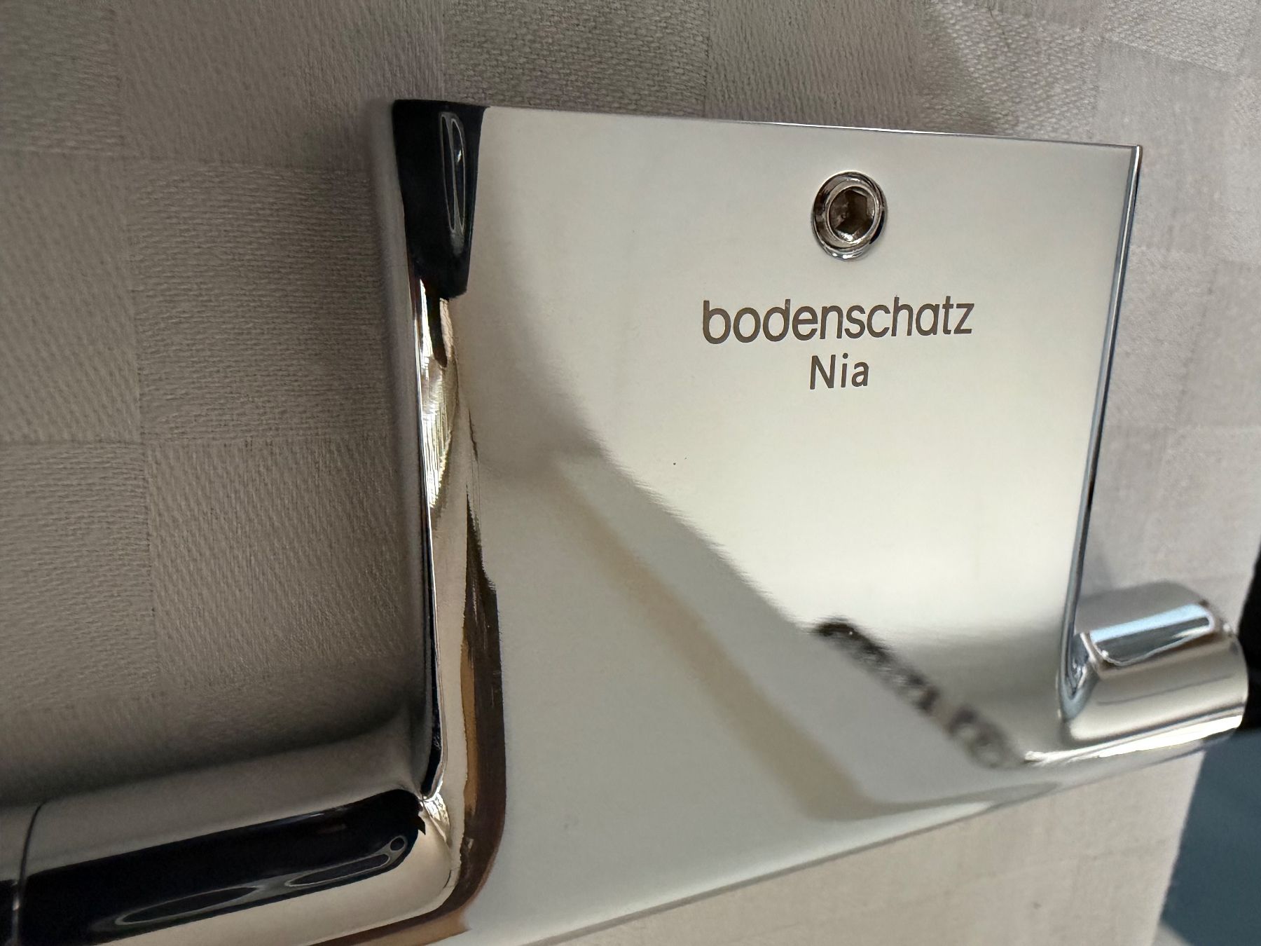 Portasciugamani: Neue Bodenschatz Badetuchstange, 80 cm – Nuovo e nell'imballaggio originale da Winterthur venduto da efant12 2