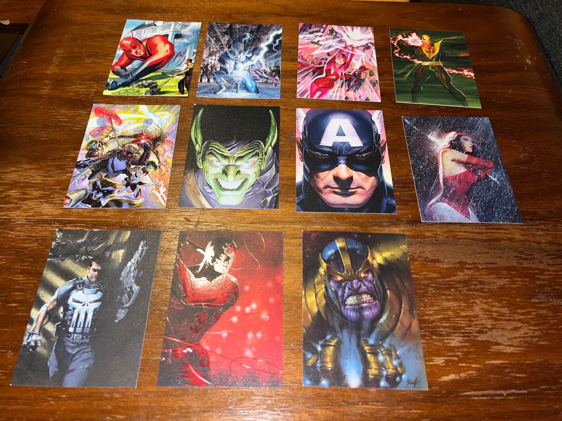 Panini Sammelbilder & Trading cards: 11x Panini Marvel Trading Cards – Gebraucht aus Basel von Ruemli17