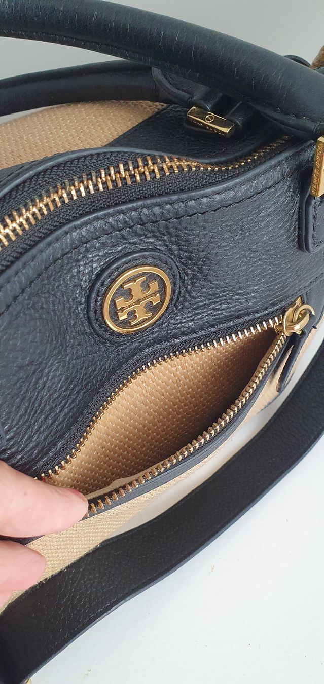 Tory Burch Borse da donna: Tory Burch Handtasche Crossbody Leder Raffia Optik – Usato da Niederteufen venduto da Mira_72 7
