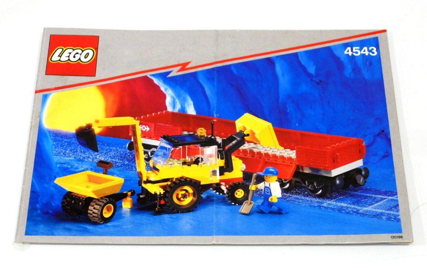 Lego Baukästen: LEGO EISENBAHN 4543 RAILROAD TRACTOR FLATBED – Gebraucht aus Turbenthal von Ddanuh 4