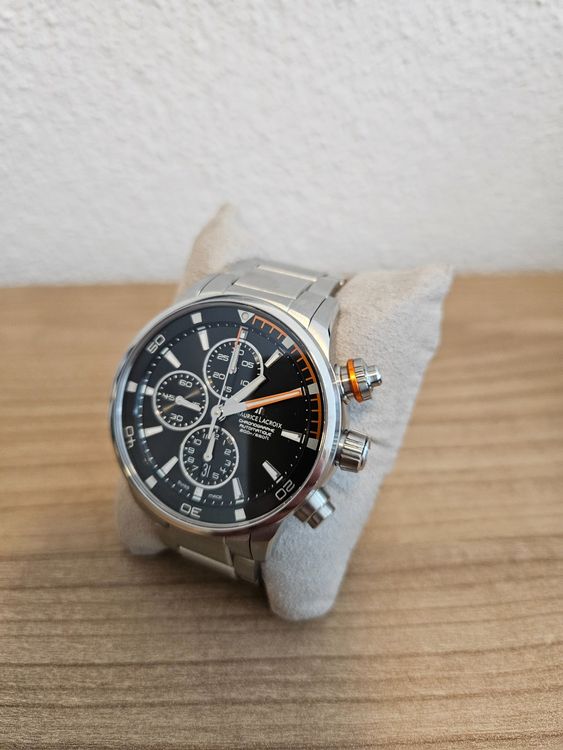 Maurice Lacroix Orologi: Maurice Lacroix Automatik Chronograph Herrenuhr, Top Zust... – Usato da Kleinwangen venduto da kleinwanger