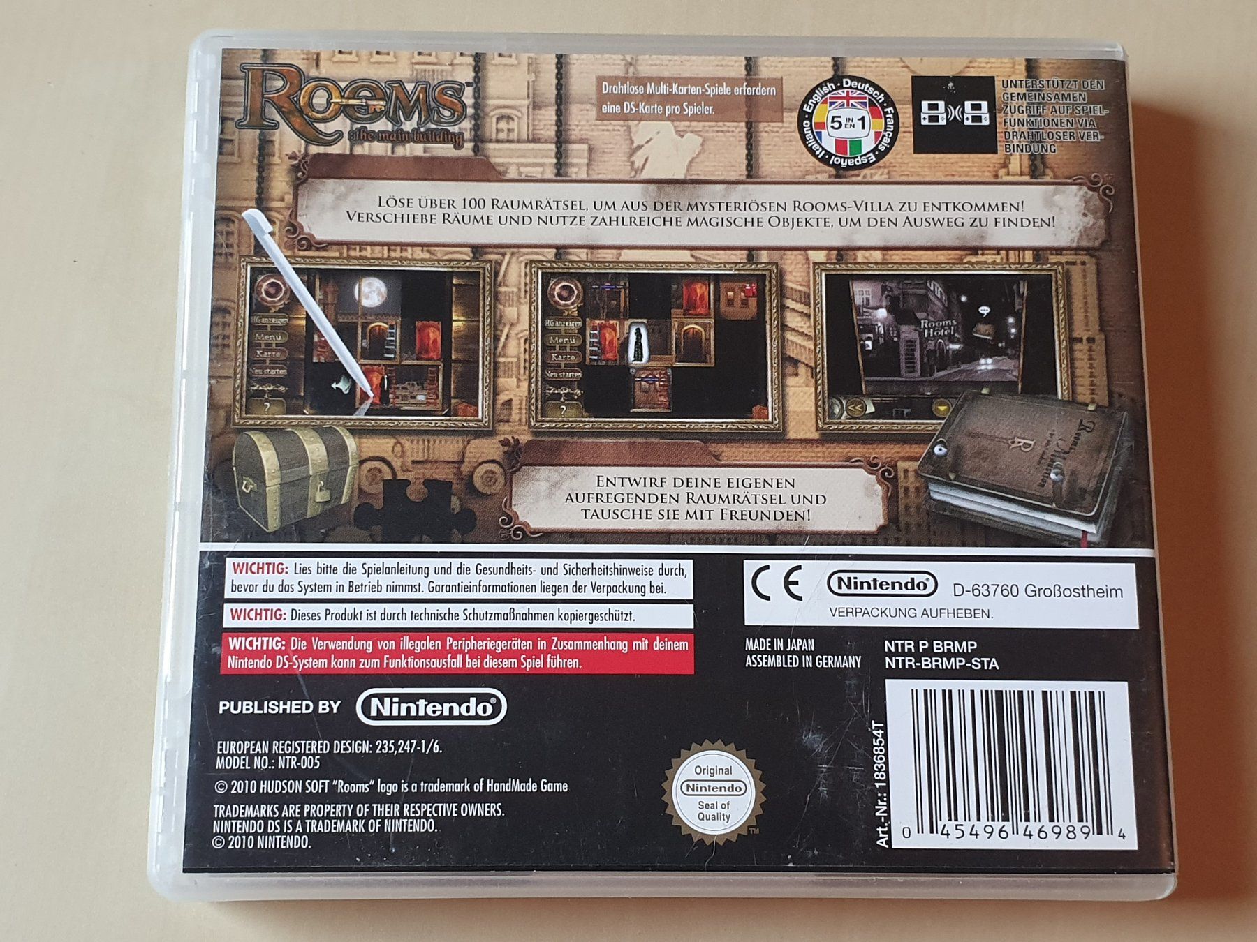 Nintendo Giochi: Rooms the Main Building – Usato da Stansstad venduto da collectorsshop 1