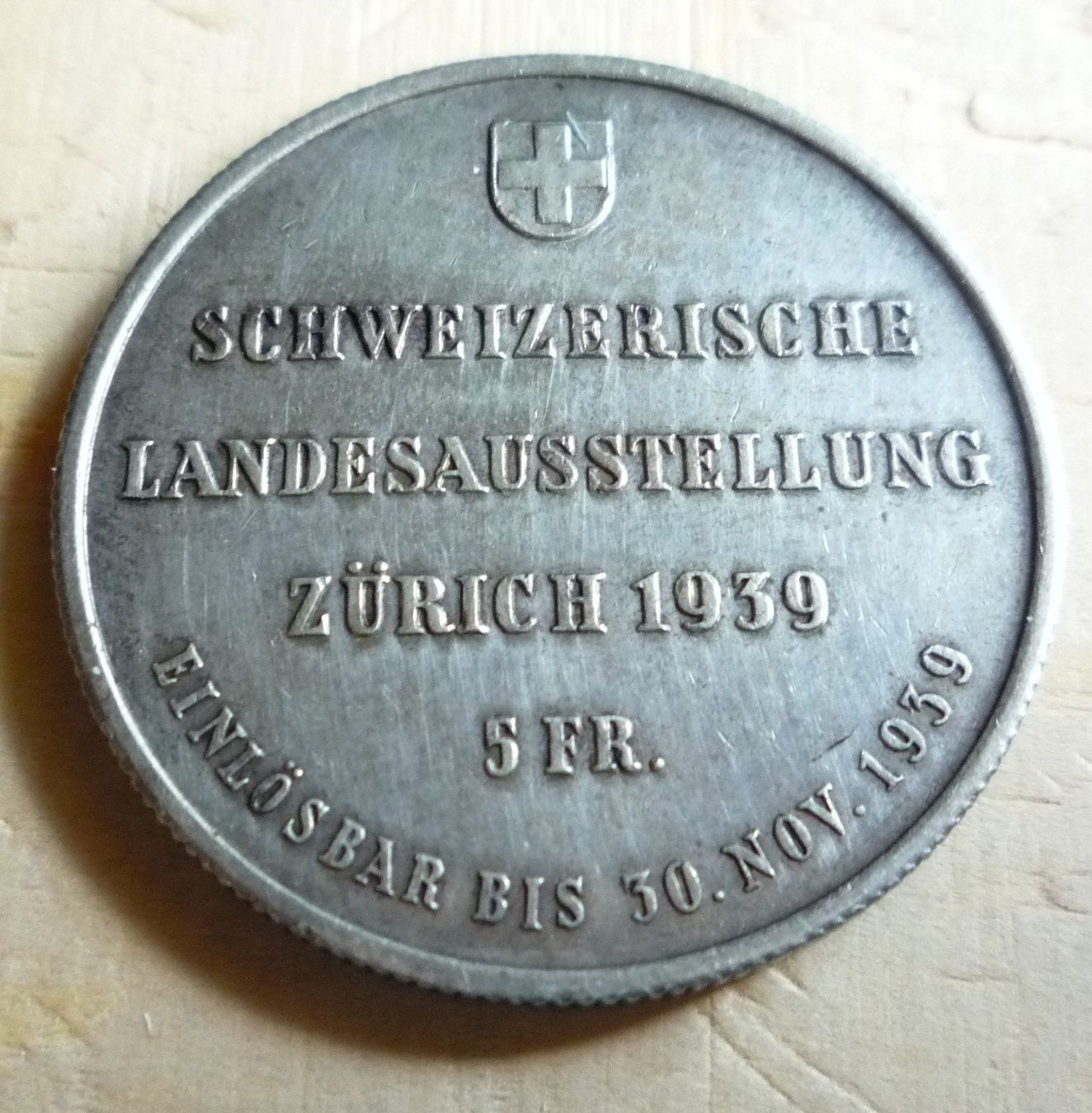 Tutti le monete: 3 x 5 Franken Landi 1939 – Usato da Rieden SG venduto da Sammelfreund 4