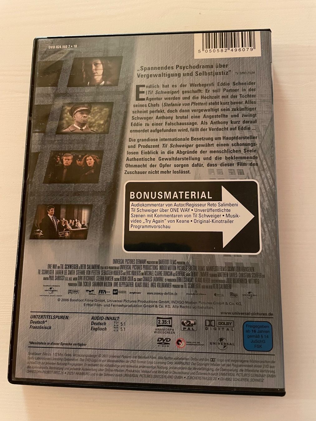 Tutti i DVDs: DVD One Way Til Schweiger Thriller – Usato da Auenstein venduto da moin. 1