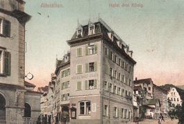 uralte AK Altstätten Hotel drei Könige/belebt