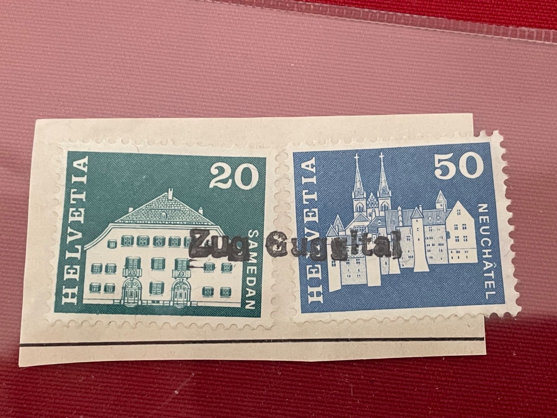Alle Briefmarken: Stempel Zug Guggital, rar ! – Gebraucht aus Romanshorn von luxcollect