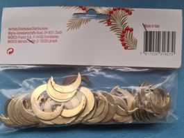 Streumetall Mond in Gold aus Metall 100 gr