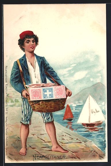 Cartoline postali: Neapel / Napoli, Neapolitaner Junge verk – Usato da Berlin venduto da bartko-reher