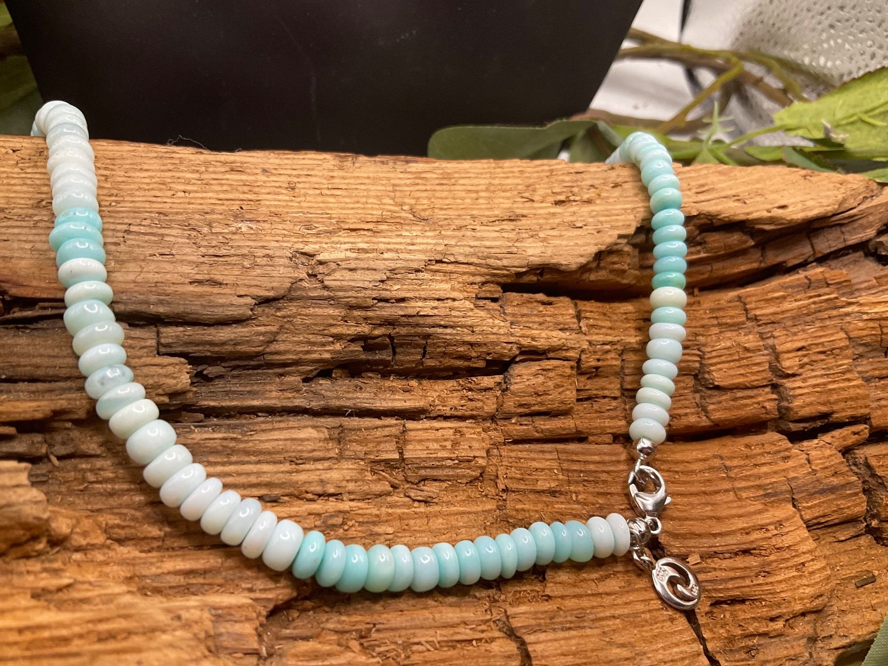Catenine: Collier Andenopal mit SS, Marke SILBERZEIT – Nuovo (secondo la descrizione) da luzern venduto da Alpendorf1 2