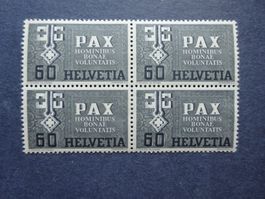 1945 Z-Nr. 268 PAX 4er Block postfrisch**