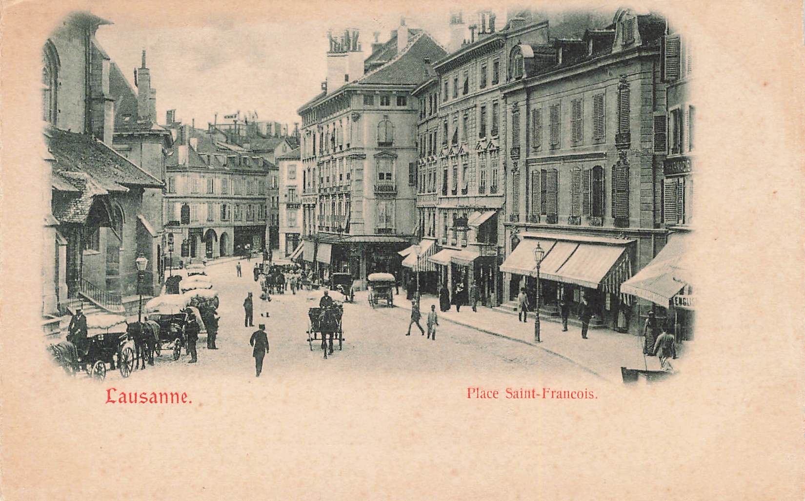 Cartoline postali: Lausanne anime – Usato da Biasca venduto da Blenio71