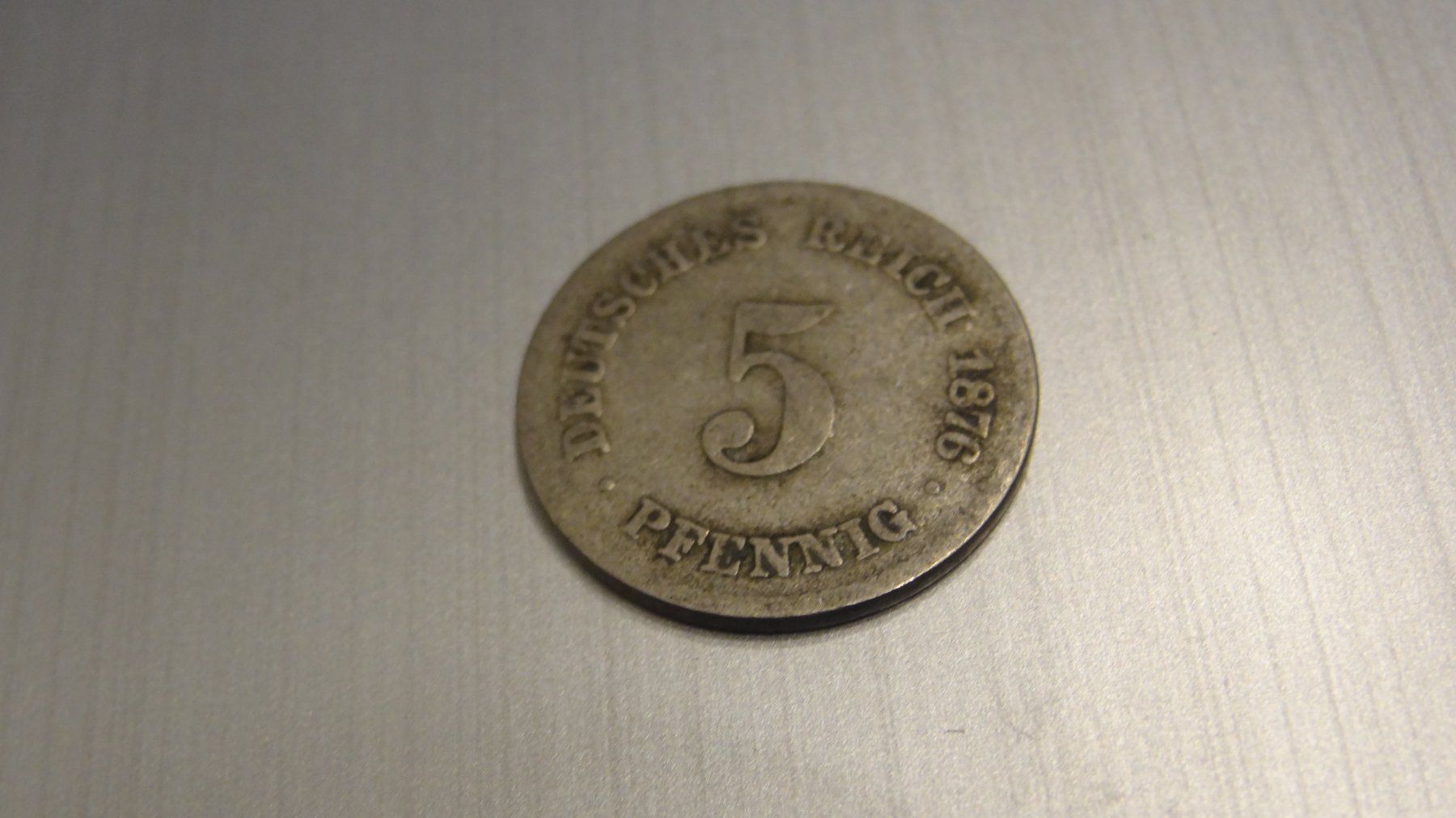 Tutti le monete: 1876 Deutsches Reich 5 Pfennig – Usato da Olten venduto da pechsisa1