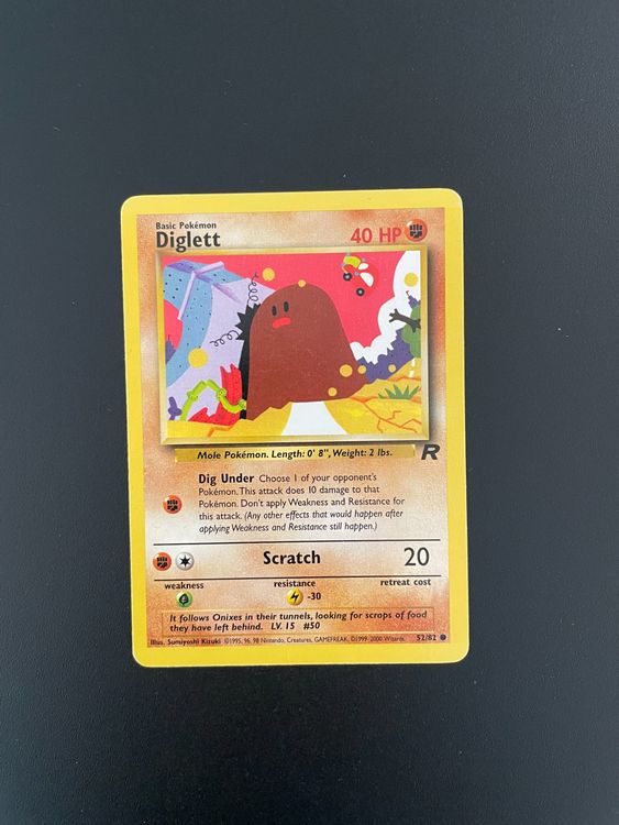 Pokémon Team Rocket Diglett 52/82 ab 1 (Gebraucht) in Zürich für CHF 1 ...