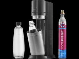 Soda Stream Duo mit Gasflasche und 3 Glasflaschen