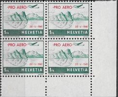 1941 Pro AERO F35 ** Viererblock mit Eckrand tadellos ab 1.-