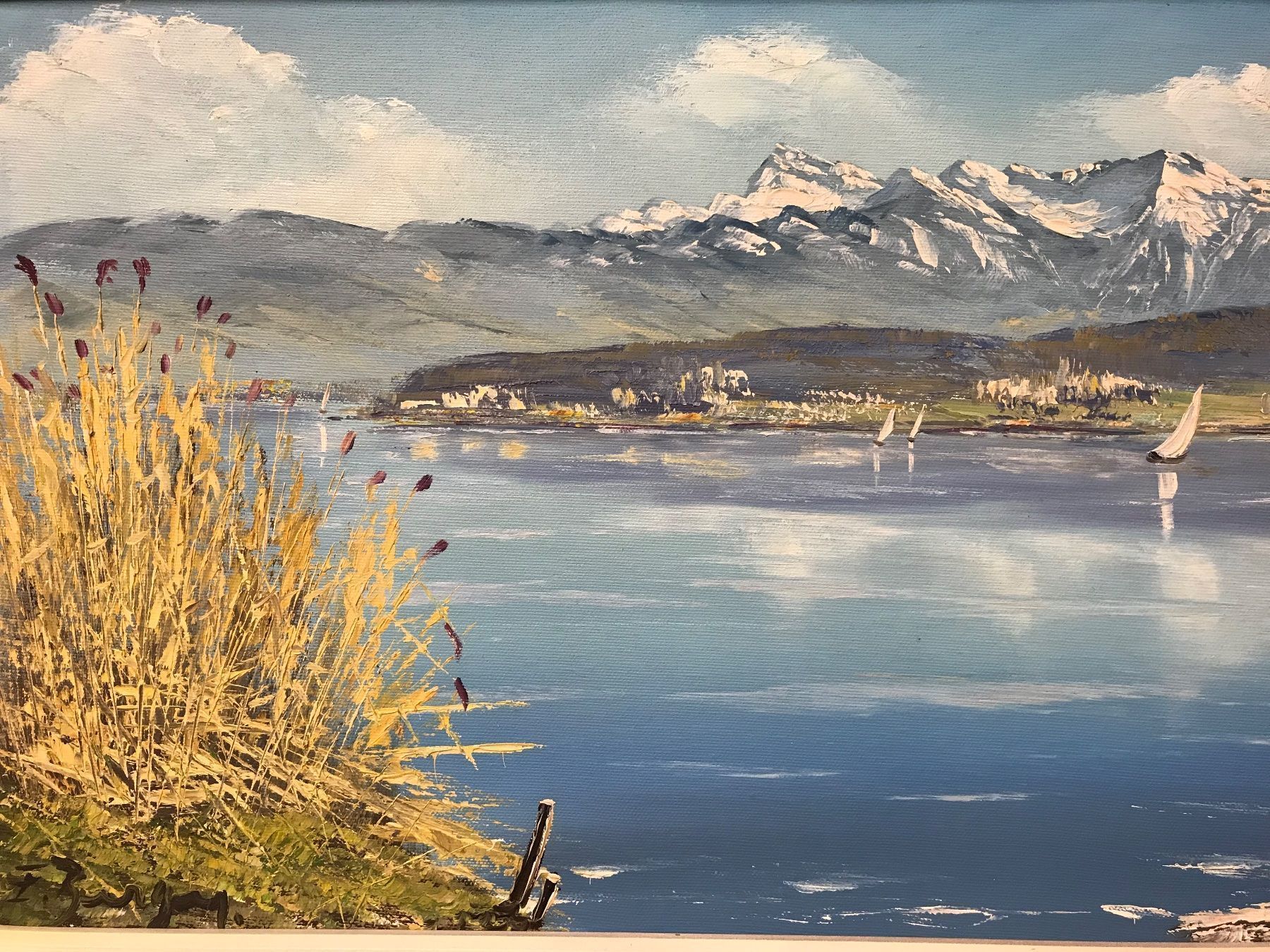 Tableaux: Öl Gemälde Signiert E. Burger  83x48cm – D'occasion à Zürich par Artnuvo 3