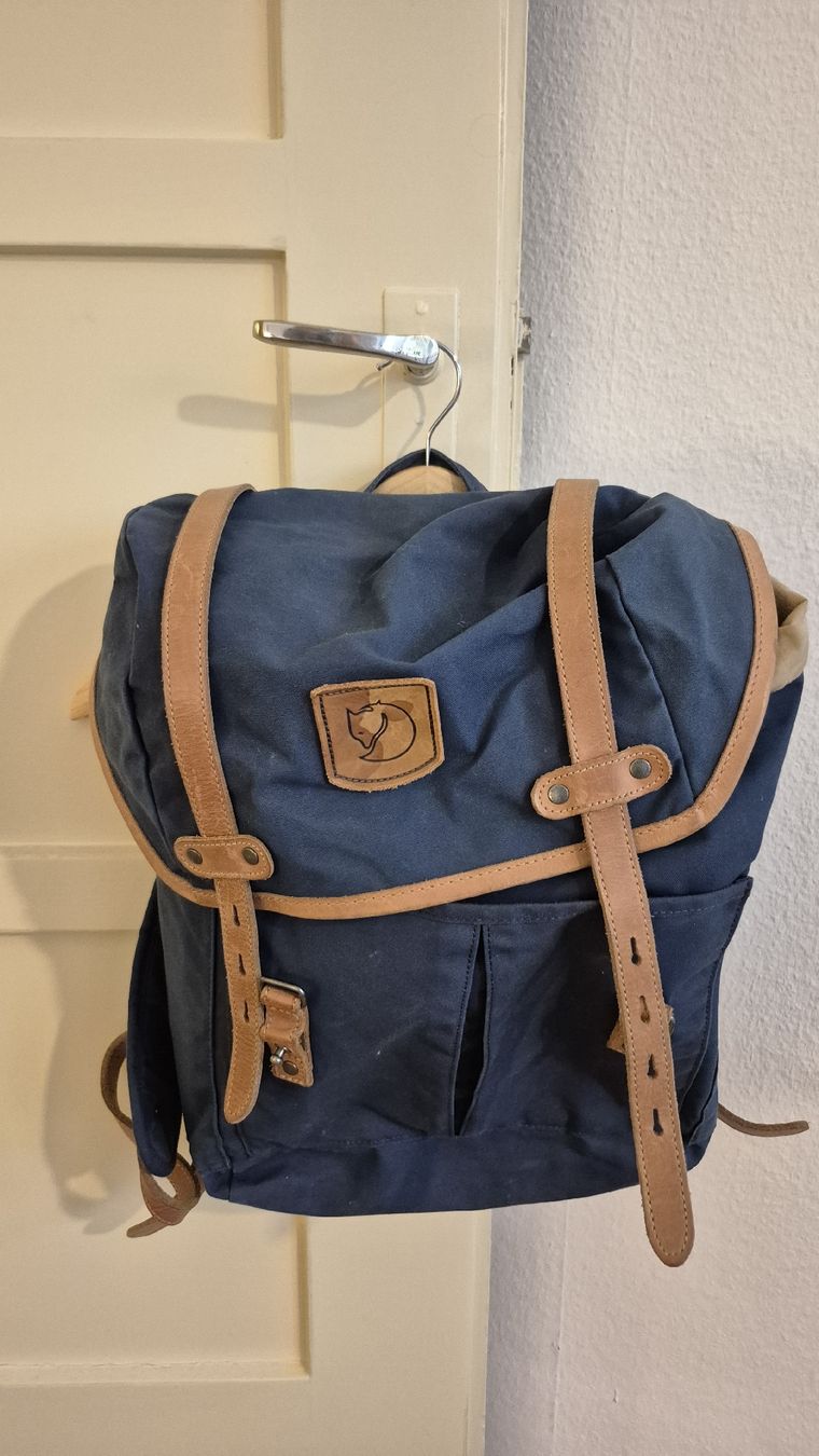 Fjällräven Zaini: Fjällräven Rucksack mit Leder – Nuovo (secondo la descrizione) da Zürich venduto da Knauelrockerin