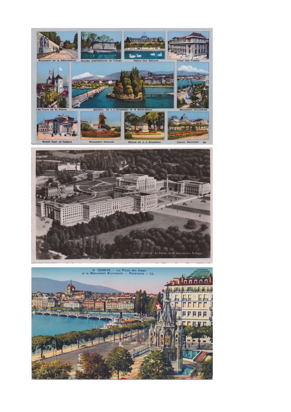 Cartoline postali: Konvolut GENF – Usato da Baar venduto da dokuba 5