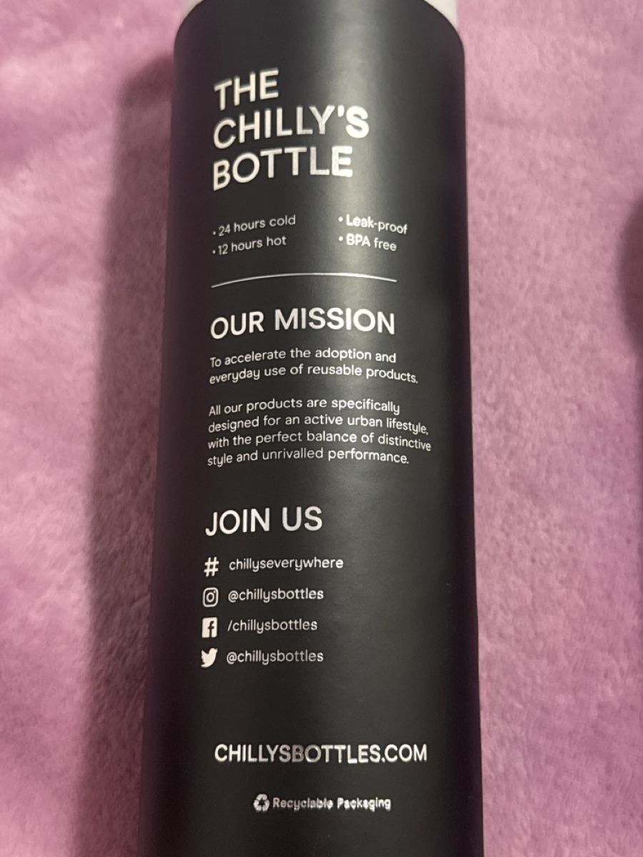 Chilly’s Trinkflaschen & Thermosflaschen: Chilly's Chrome Edition 500ml wiederverwendbare Flasche neu – Neu und originalverpackt aus Adlikon b.Regensdorf von gio_xl8z 2