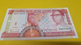 5 Dalasis Banknote aus Gambia, Top Zustand, Jahrgang 1986