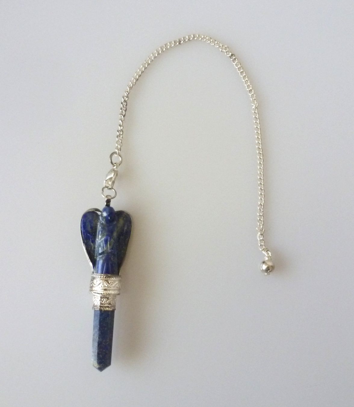 Misurare: Edelstein-Engel-Pendel - Lapis Lazuli – Nuovo e nell'imballaggio originale da Mauren venduto da Yeelen