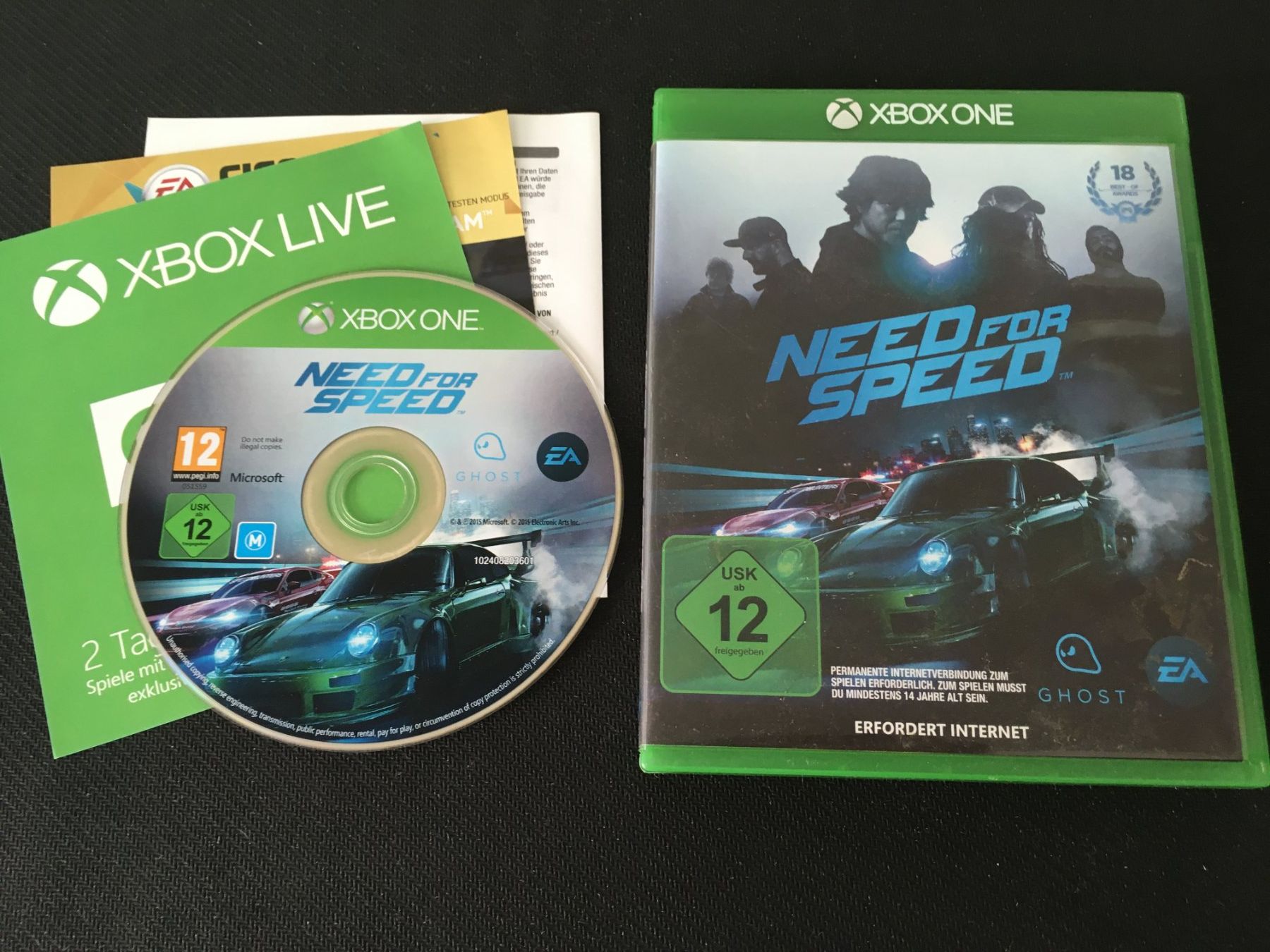 Microsoft Spiele: Need for Speed für Xbox One – Gebraucht aus St.Gallen von sjosjo