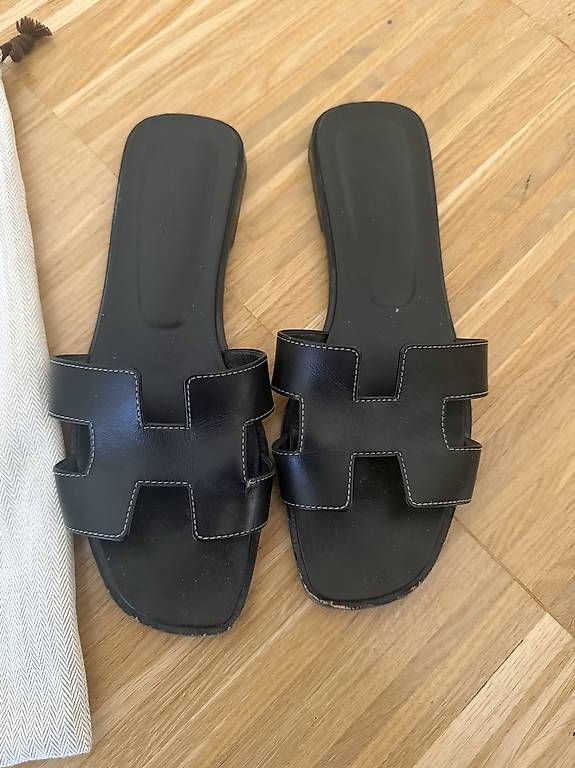 Scarpe da donna: Hermes ORAN Schwarz – Usato da Menzingen venduto da ath_2byd 1