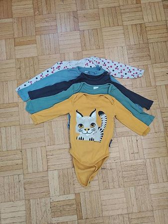 Langarm Bodies Gr 74, 80, 86
