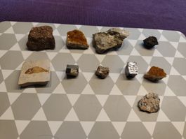 Kleine Mineraliensammlung abzugeben...