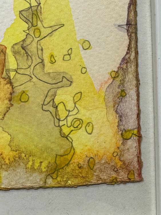 Dipinti: Yassine ZAIAT - Poetrair aquarelle sur papier contre collé – Usato da Morges venduto da Auct 6