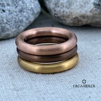 3-teiliges Ringset – Größe 62