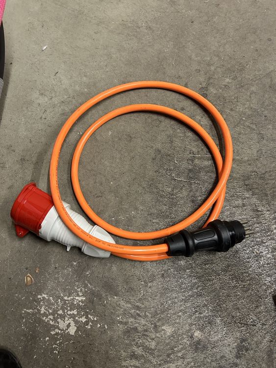 Stromadapter T25 IP55 auf CEE16-5 IP44 mit Purkabel (Neu (gemäss ...
