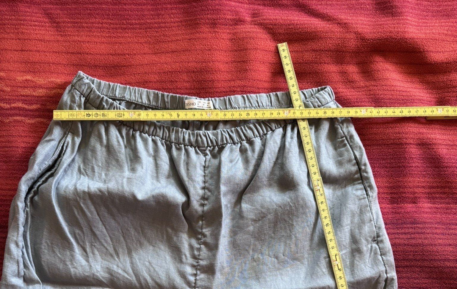 Oysho Pantaloni: OYSHO Leichte 7/8 Leinenhose/Gr.M/Hellblau – Usato da Watt venduto da Rog48 4