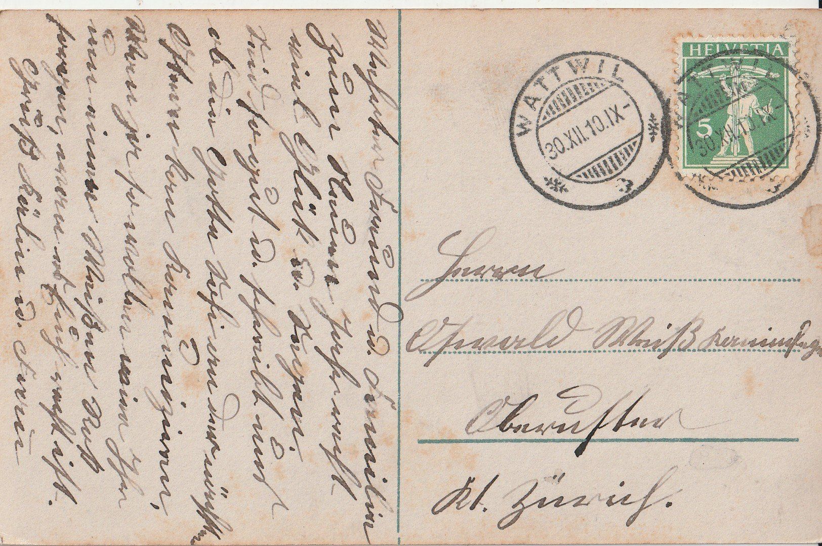 Cartoline postali: Kinder Grusskarte um 1910 – Usato da Lumbrein venduto da made02 1