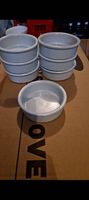 Terra Cotta Glazed Flan Creme Brulee Ramekin Dishes Dipping