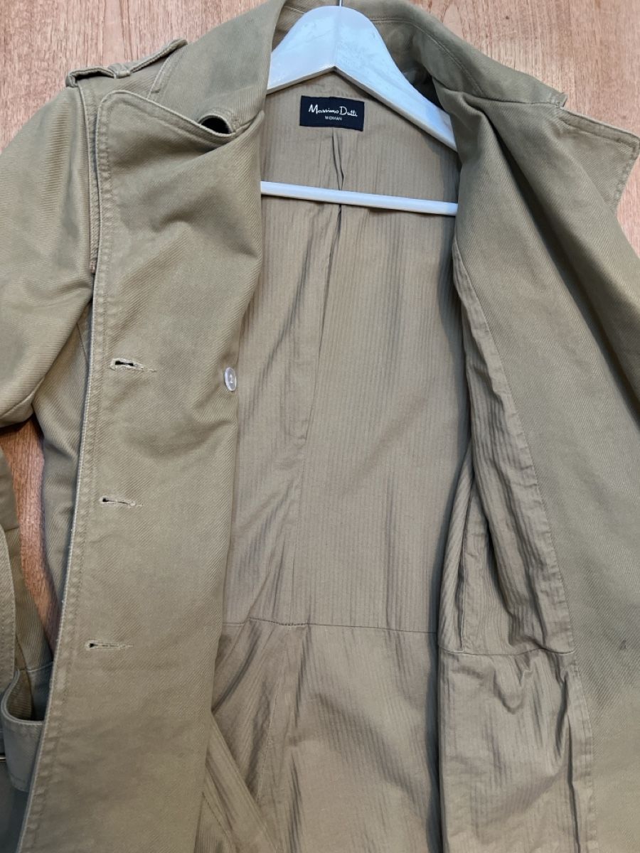Massimo Dutti Giacche: Massimo Dutti Übergangsjacke Khaki, Gr. 36 – Usato da Bütschwil venduto da whales444 2