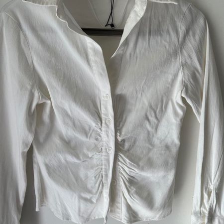 weisse Bluse von Zara - Grösse M