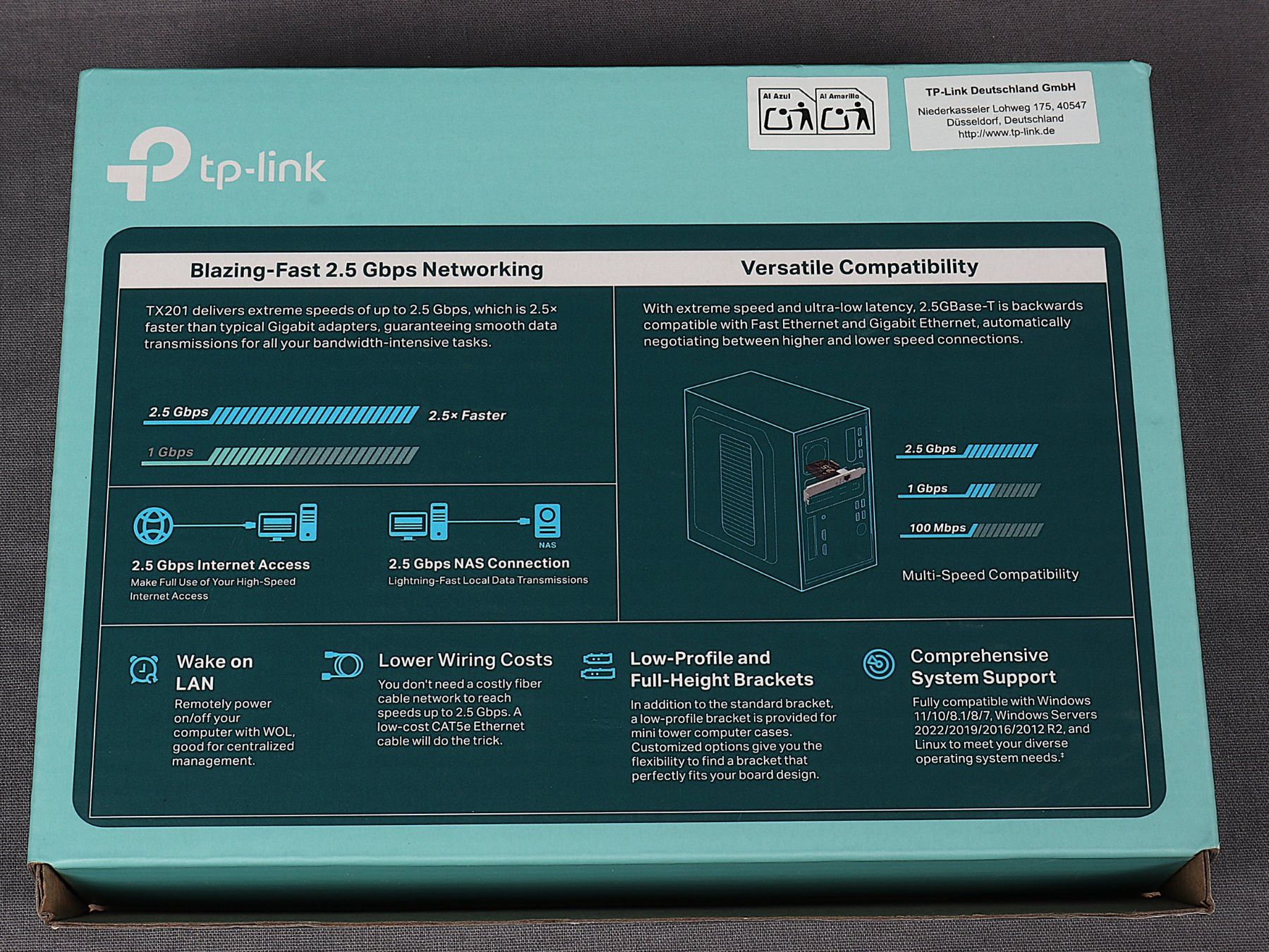 TP-Link Laufwerke & Adapter: TP-LINK  Network Adapter TX201 – Neu (gemäss Beschreibung) aus Steinen von Restwert_Steinen 8