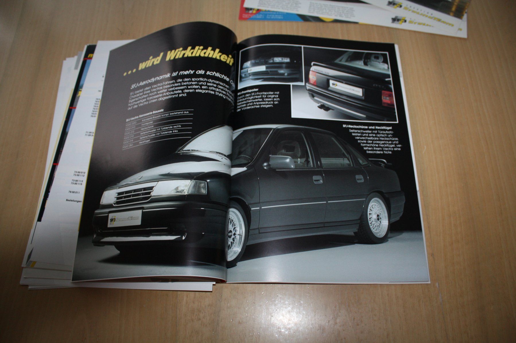 Opel Documenti: Opel Tuning SFJ Styling Katalog 1990 Prospekt – Usato da Wikon venduto da erwin400 6
