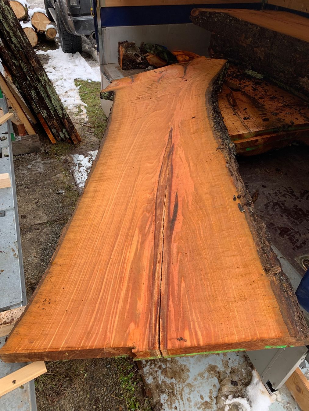 Articoli in legno: Breite Birnbaum Bretter Stamm – Nuovo (secondo la descrizione) da Holziken venduto da Timbergrizzly 2