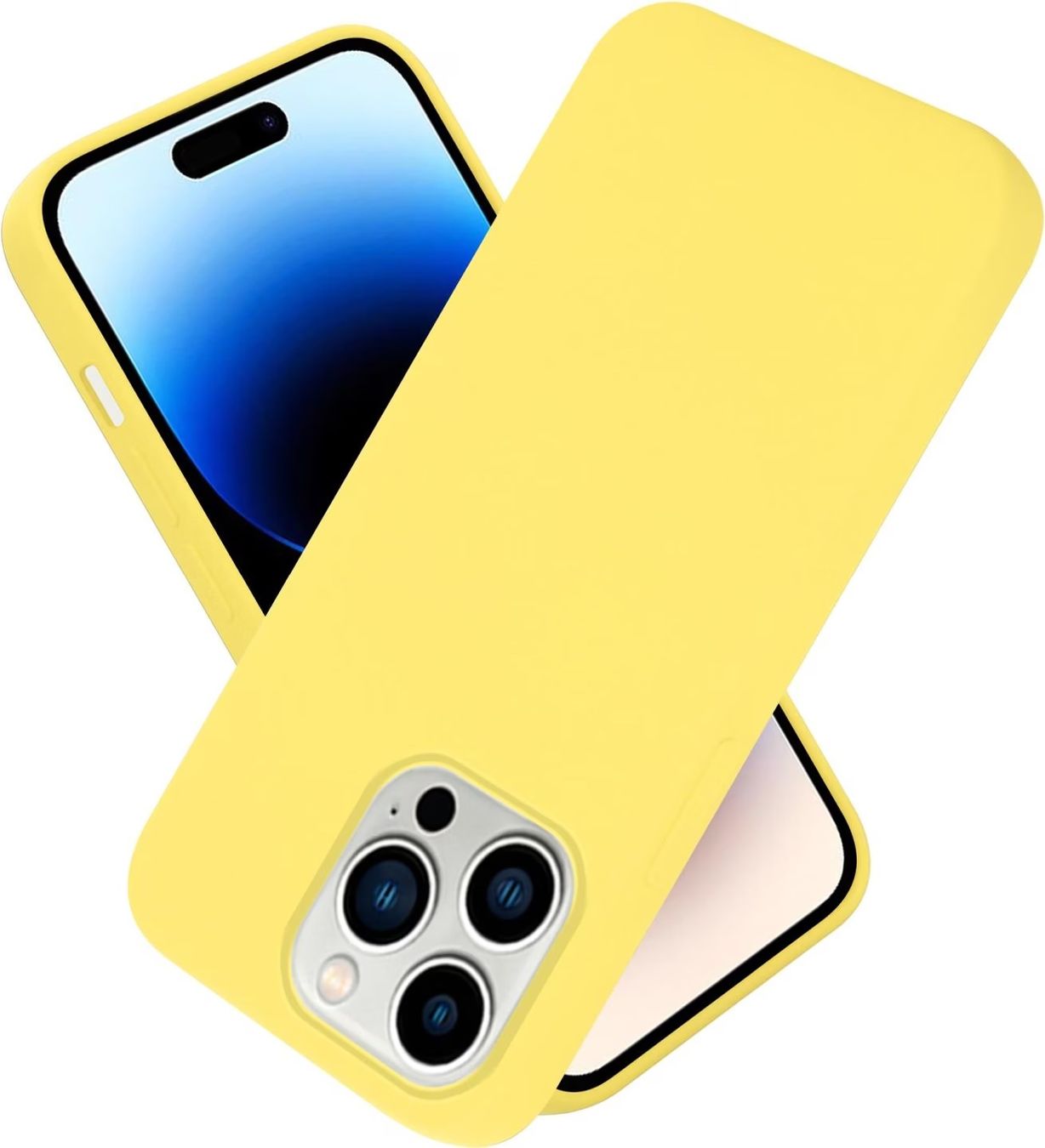 Apple Coques & Protection écran: Hülle - Apple iPhone 14 Pro Silikon Case gelb – Neuf avec emballage d'origine à Disentis/Mustér par Kjh 3