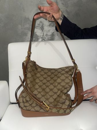 MCM Schultertasche, Canvas/Leder, Top Zustand!