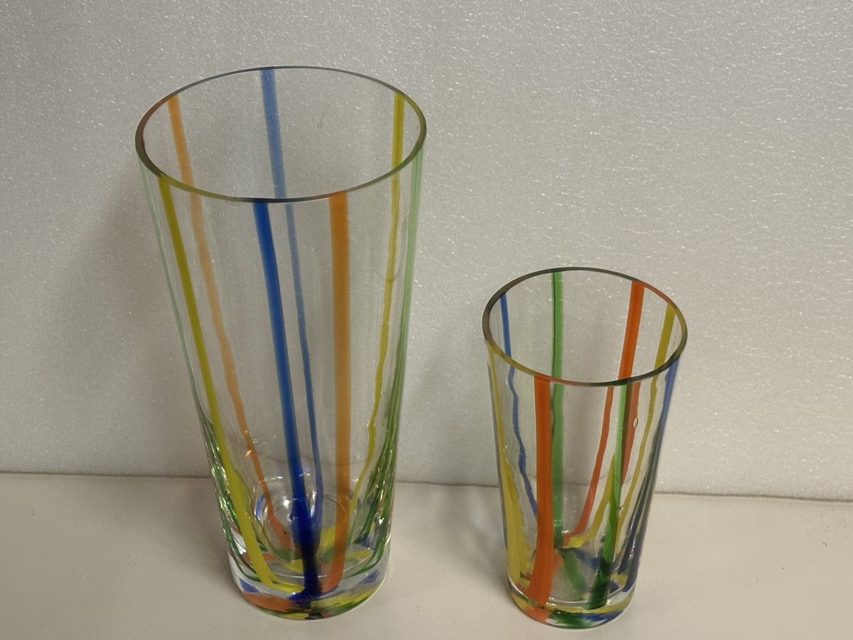 Murano Vasi & Recipienti: Murano Glas Design Vase  Set 2 stk – Usato da Deitingen venduto da Himhip