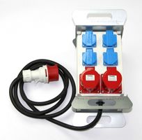 Adapter Stromverteiler 2X400V 4X230V 16A